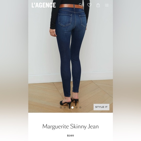 L’AGENCE Marguerite High Rise Skinny Jeans – Size 30 - Picture 10 of 10
